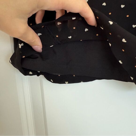 VERO MODA |  Black and White Pleated Mini Skater Skirt - Picture 5 of 11